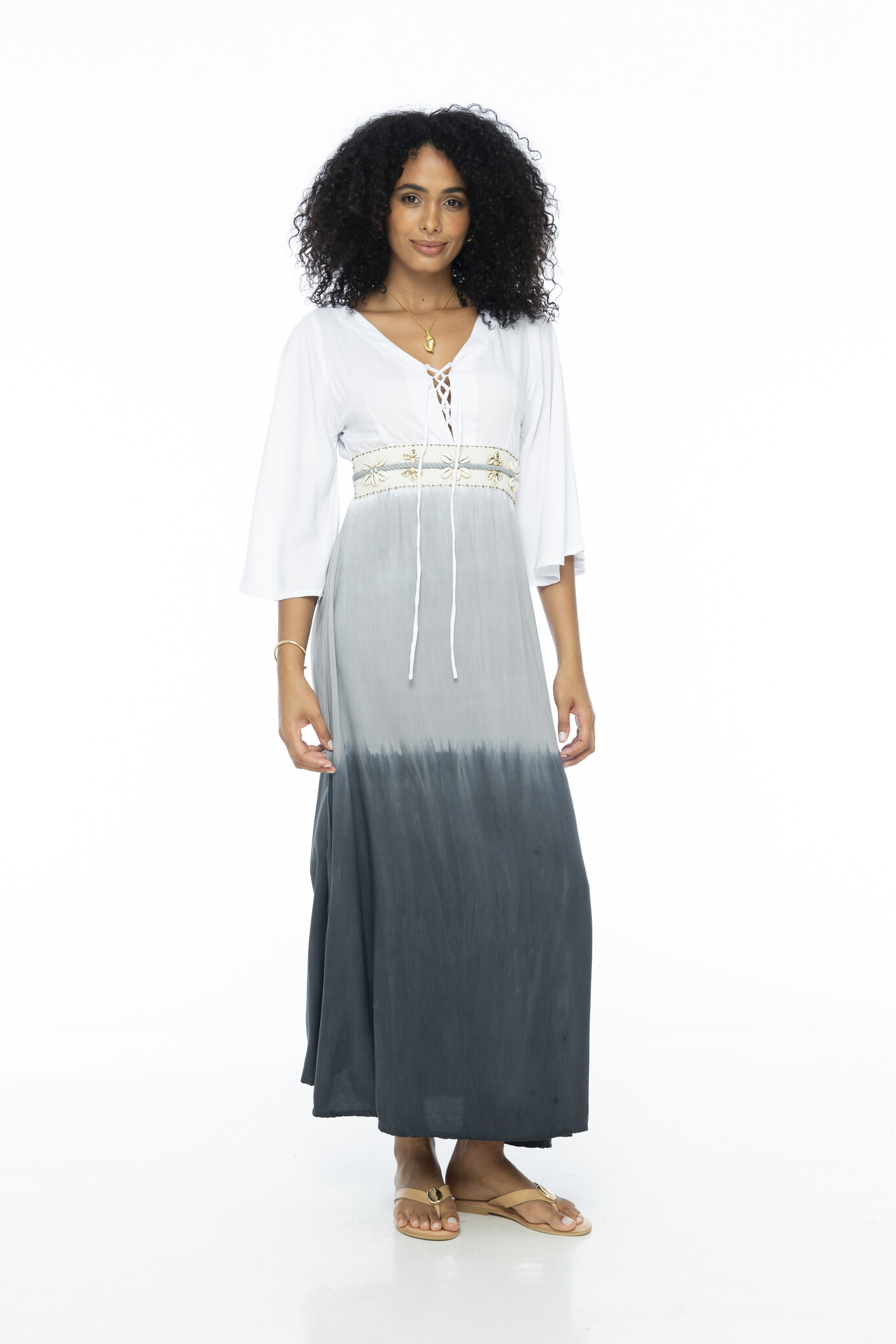 Romi Bimini Kimono Dress Black