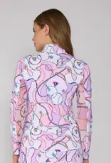 G Lifestyle Quarter Zip  Top Pink Link