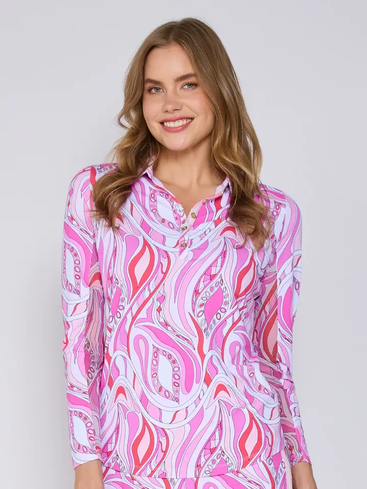 G Lifestyle Polo Pink Mirage