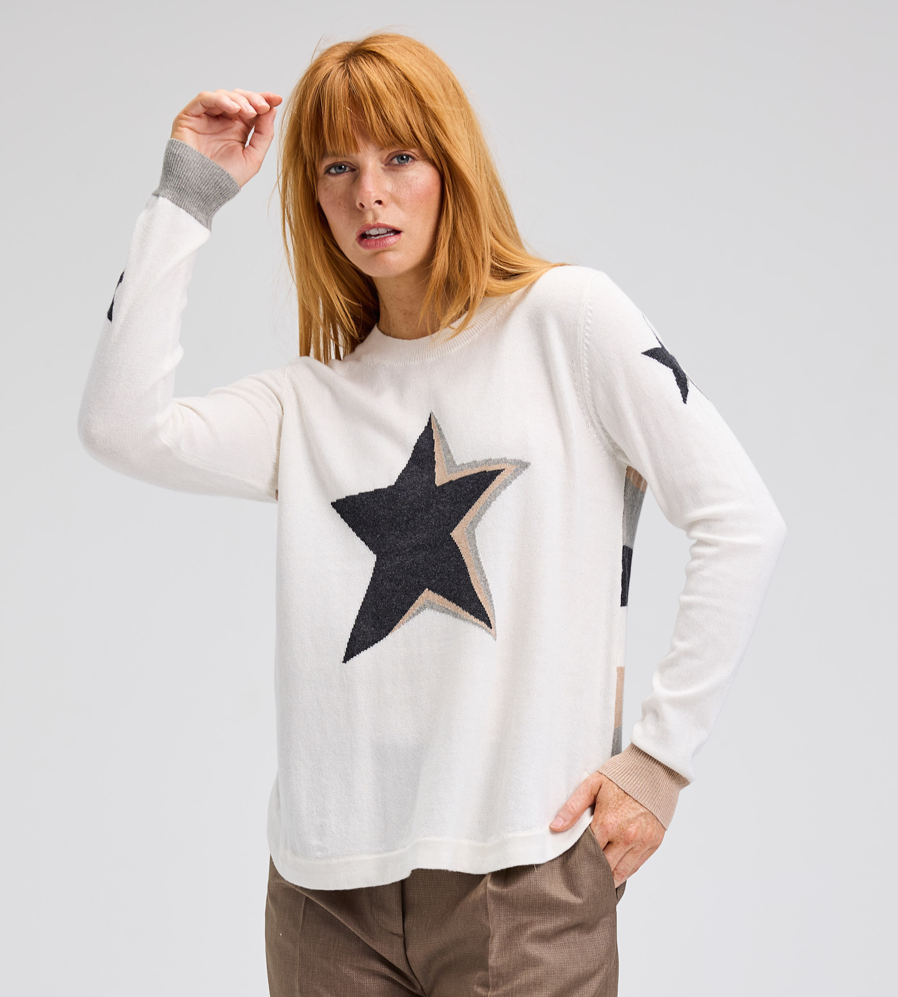 Zaket & Plover Stars + Stripes Top White