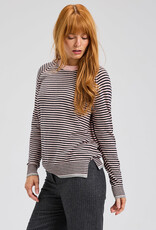 Zaket & Plover Stripe Crew Top Powder