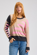 Zaket & Plover Handwork Stripe Top Camel