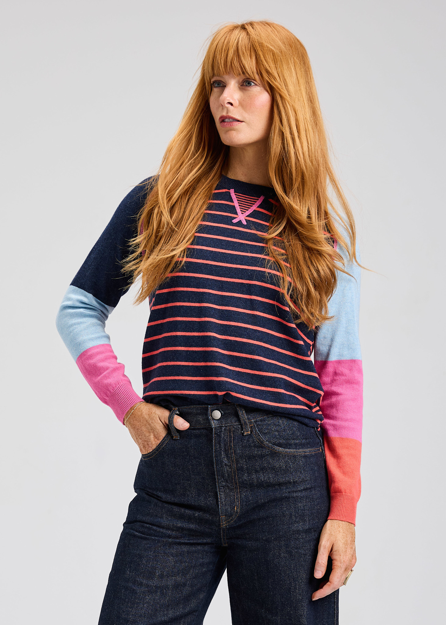 Zaket & Plover Breton Top Denim