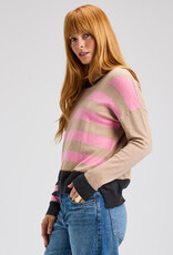 Zaket & Plover Handwork Stripe Top Camel