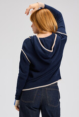 Zaket & Plover Threaded Hoodie Denim