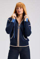 Zaket & Plover Threaded Hoodie Denim