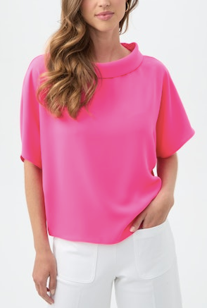 Trina Turk Honeysuckle Top Pink