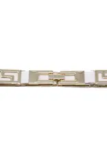 German Fuentes One Size Stretch Belt w/ Gold