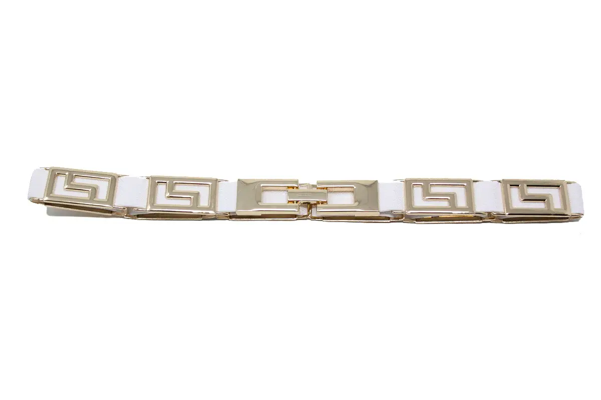German Fuentes One Size Stretch Belt w/ Gold