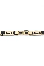 German Fuentes One Size Stretch Belt w/ Gold