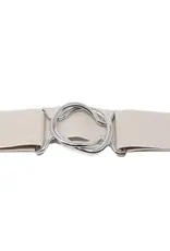 German Fuentes One Size Stretch Belt w/ Metal Buckle