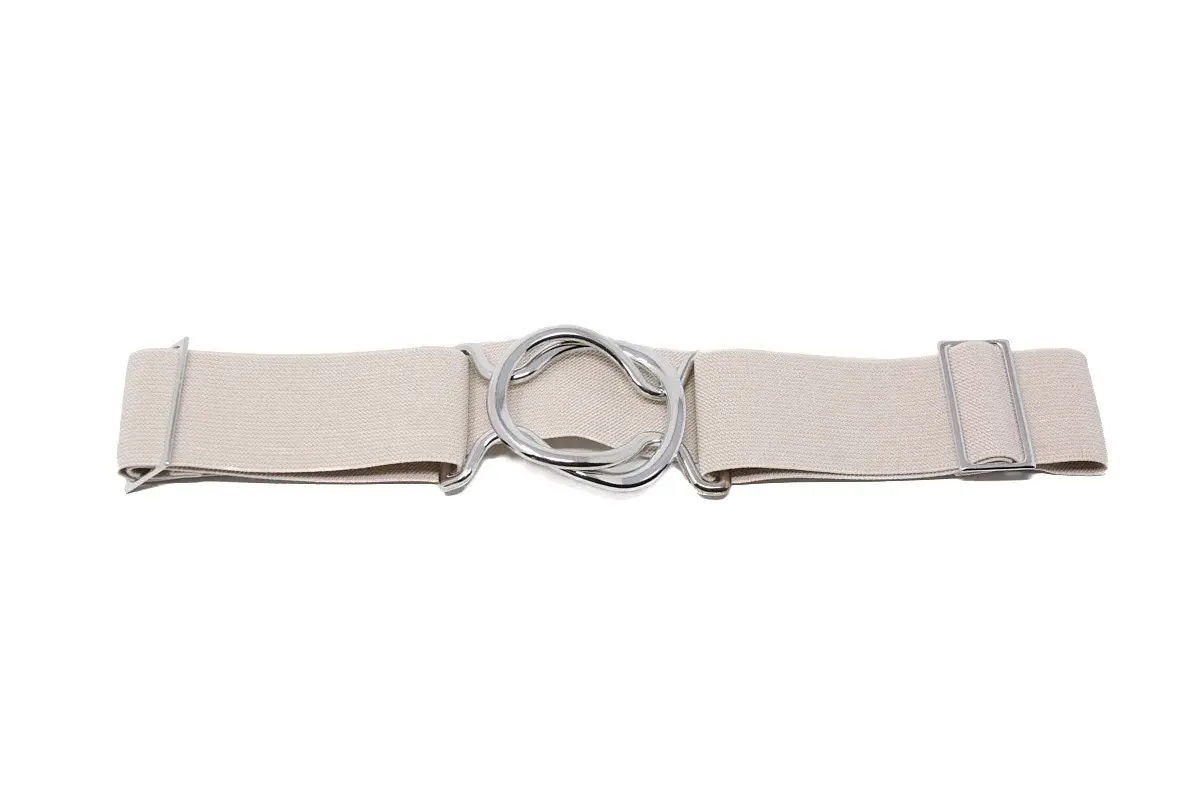German Fuentes One Size Stretch Belt w/ Metal Buckle