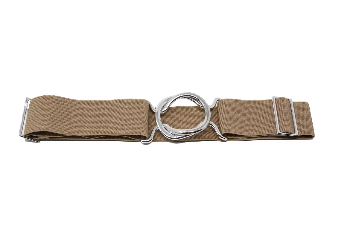 German Fuentes One Size Stretch Belt w/ Metal Buckle