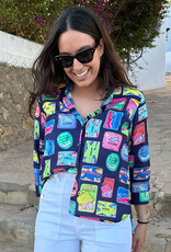 Vilagallo Sardinas Shirt Navy