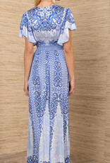 Hale Bob Sandra Maxi Dress Blue