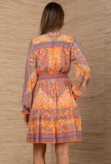 Hale Bob Elennora Dress Orange