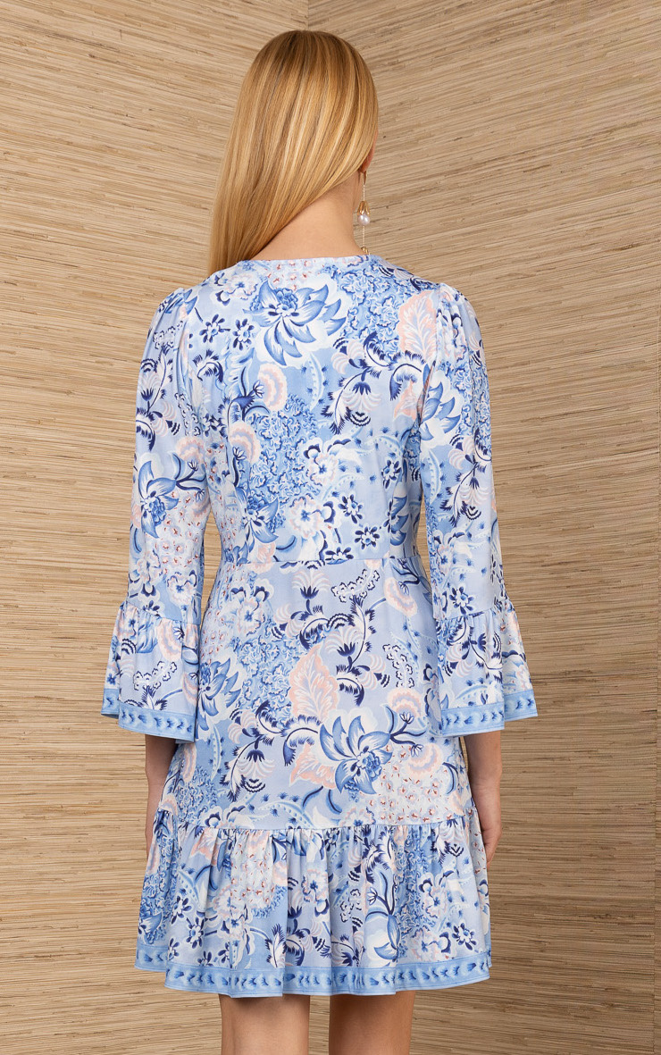 Hale Bob Kathleen Dress Blue