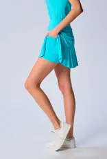 G Lifestyle Godet Skort Caribbean Turquoise