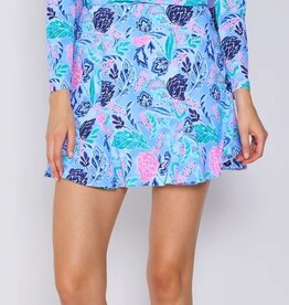 G Lifestyle Godet Skort Blue Paradise