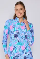 G Lifestyle Zip Top Blue Paradise