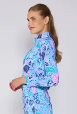 G Lifestyle Zip Top Blue Paradise