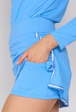 G Lifestyle Stripe Skort Bright Peri