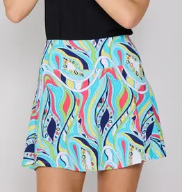 G Lifestyle Ruffle Skort Turquoise Mirage