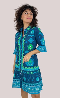 Isla Payal Lisbon Dress Iznik Navy
