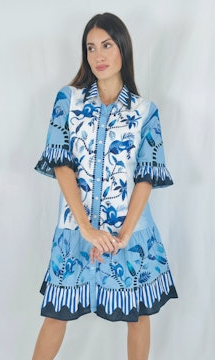 Isla Payal Lisbon Dress Menagerie White