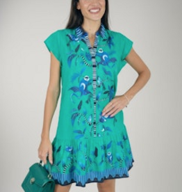 Isla Payal Havana Dress Menagerie Green