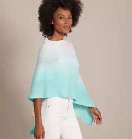 Alashan Cashmere Topper Dip Dye Teal