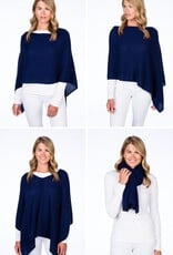 Alashan Cashmere Topper Dip Dye Teal