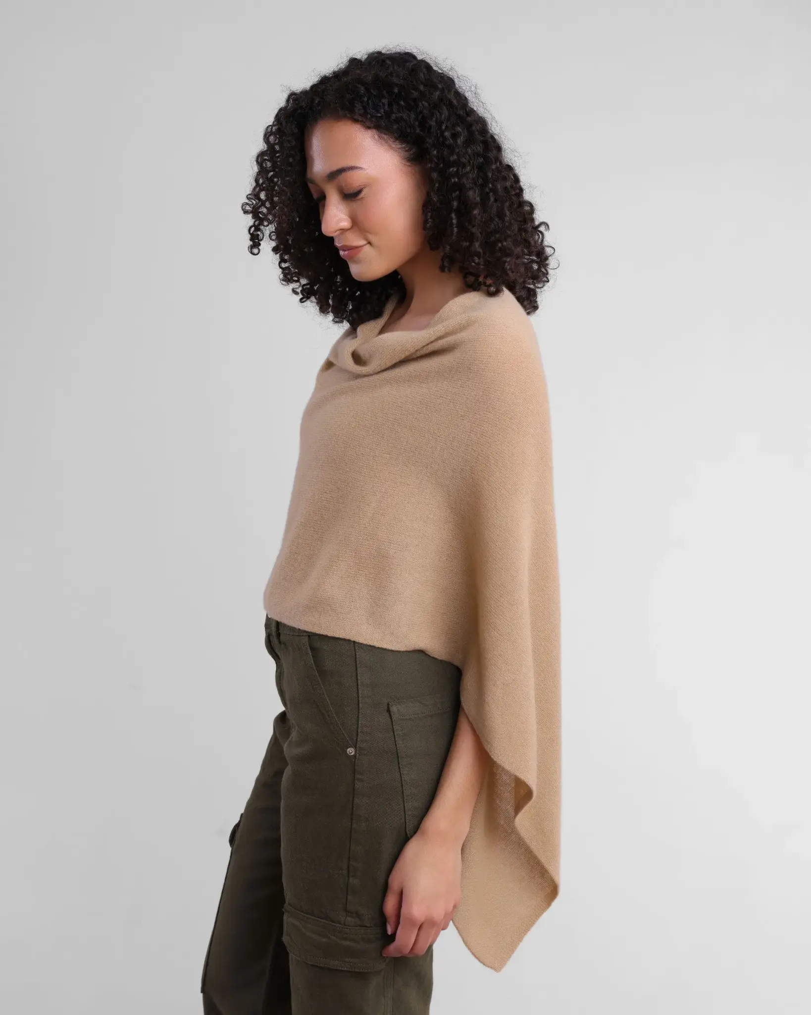 Alashan Cashmere Topper Baby Camel