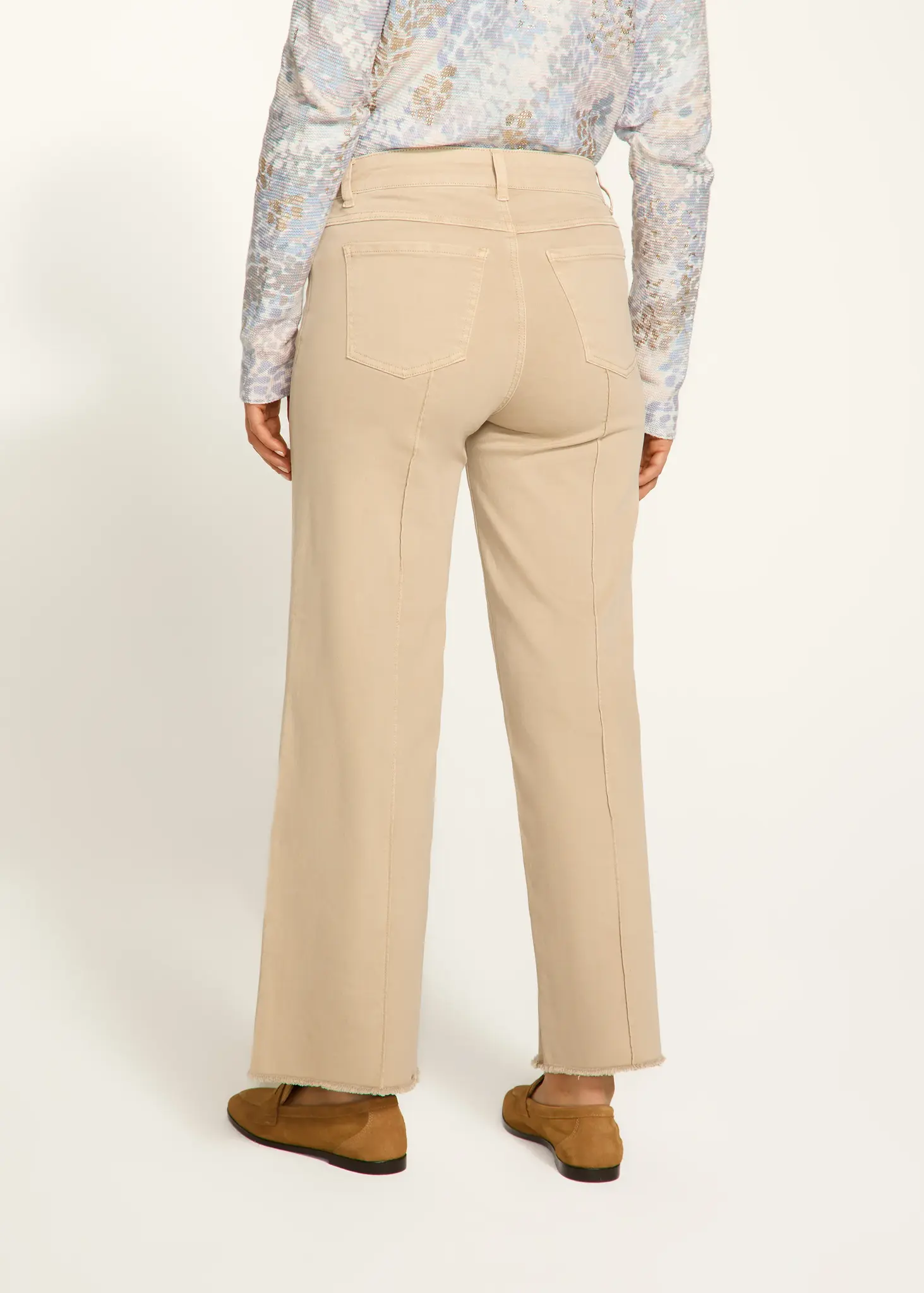 French Dressing Olivia Wide Leg Pant Sandstone