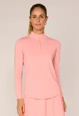 G Lifestyle Quarter Zip Top Melon