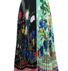 Wild Cosmos Roma Fiore Pleated Skirt One Size