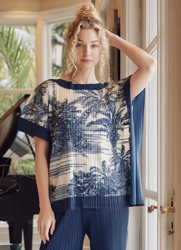 Wild Cosmos Élodie Plissé Top One Size