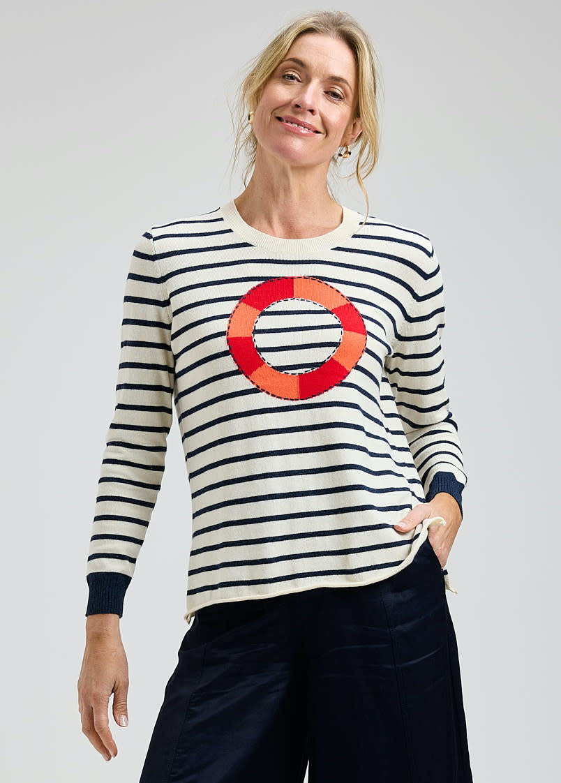 Zaket & Plover Coastal Stripe Top