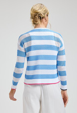 Zaket & Plover Stripe Zip Top