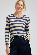 Zaket & Plover Wide Stripes Top