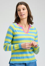 Zaket & Plover Split Neck Top