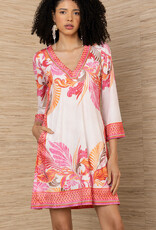 Hale Bob Wrenlee Dress Pink