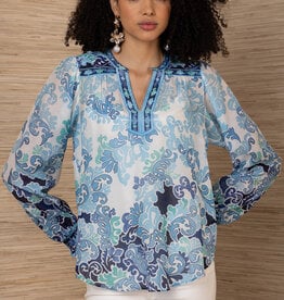 Hale Bob Electra Top Blue