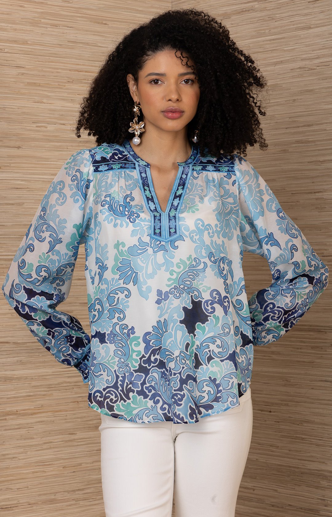 Hale Bob Electra Top Blue