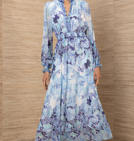 Hale Bob Bertille Maxi Dress Blue