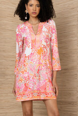 Hale Bob Flannery Dress Pink