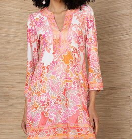 Hale Bob Flannery Dress Pink