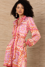 Hale Bob Arlo Dress Coral