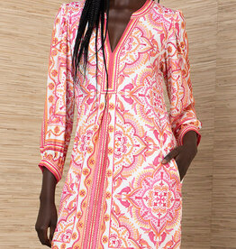 Hale Bob Miller Dress Coral