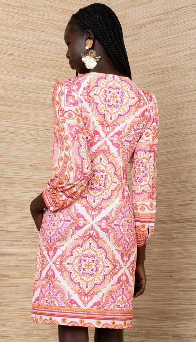 Hale Bob Miller Dress Coral